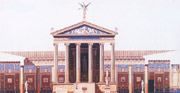 A 19th-century reconstruction of the Temple of Venus in Pompeii